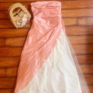 Darling 90s/y2k peach fairy prom dress 🌸